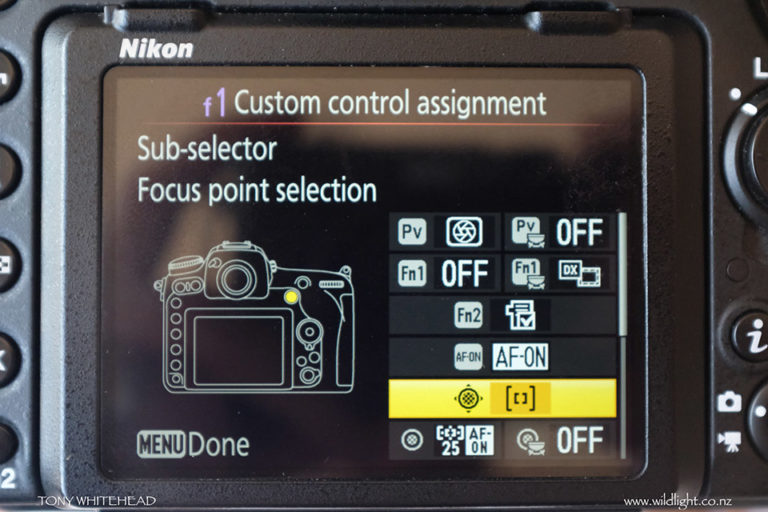 Nikon D500/D850 focus settings for bird photography. - WildLight ...